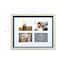 4 Opening 5" x 7" Natural Tan & Navy Collage Frame with Mat by Studio Décor®